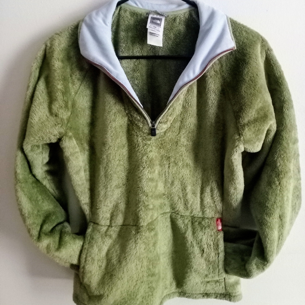 The North Face Olive Fleece Pullover